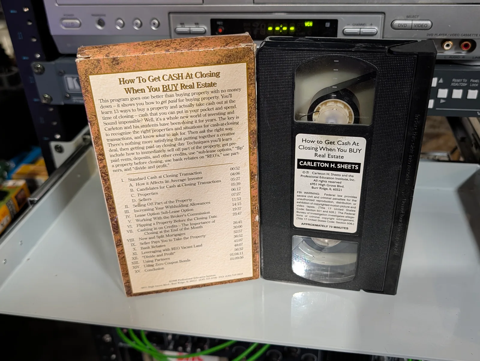 Carleton Sheets: How to Get Cash at Closing When You Buy Real Estate: tape photo 2
