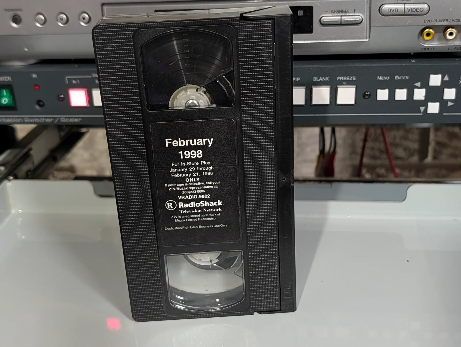 ZTV/RadioShack In-Store Play: February 1998: tape photo 1