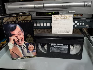 Johnny Carson: '70s & '80s, The Master of Laughs: tape photo 1