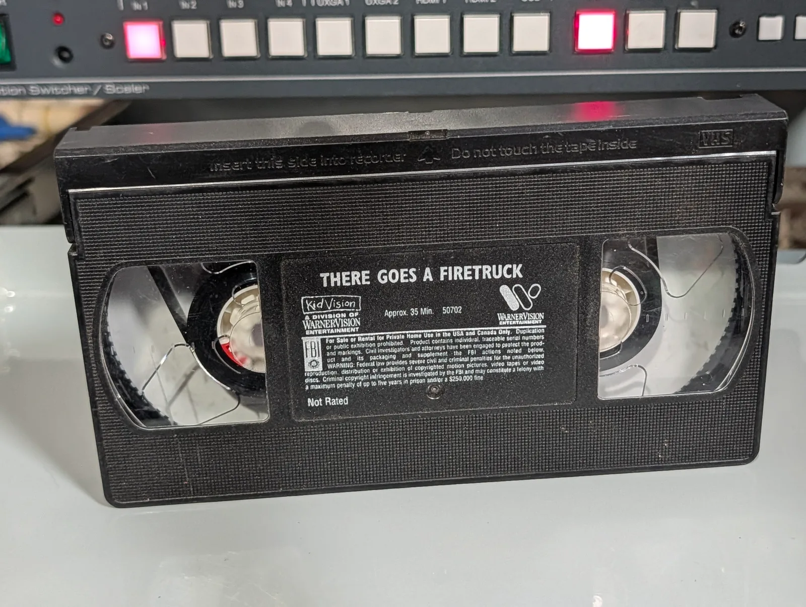There Goes a Firetruck with Dave Hood: tape photo 1