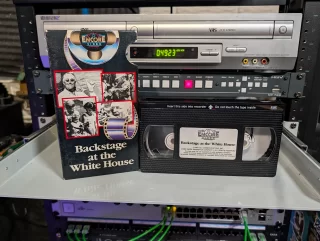 Backstage at the White House: tape photo 1