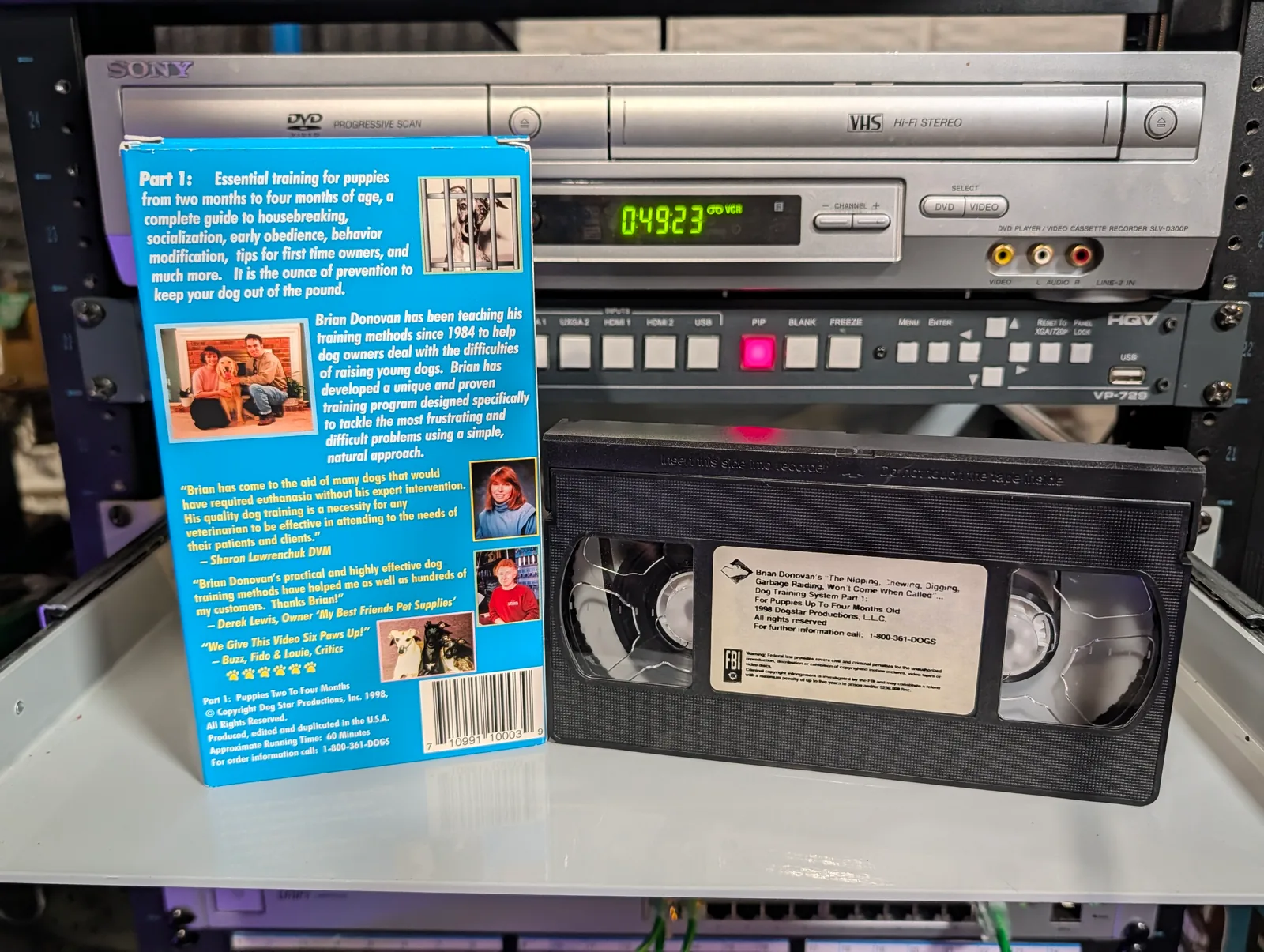 Brian Donovan's Dog Training Manuals, Part 1: For Puppies Up to Four Months Old: tape photo 2
