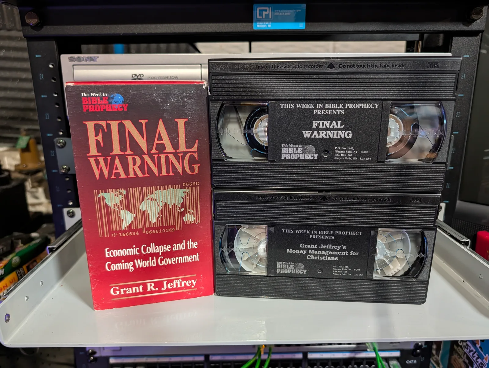 Final Warning / Money Management for Christians: Grant R. Jeffrey: tape photo 1