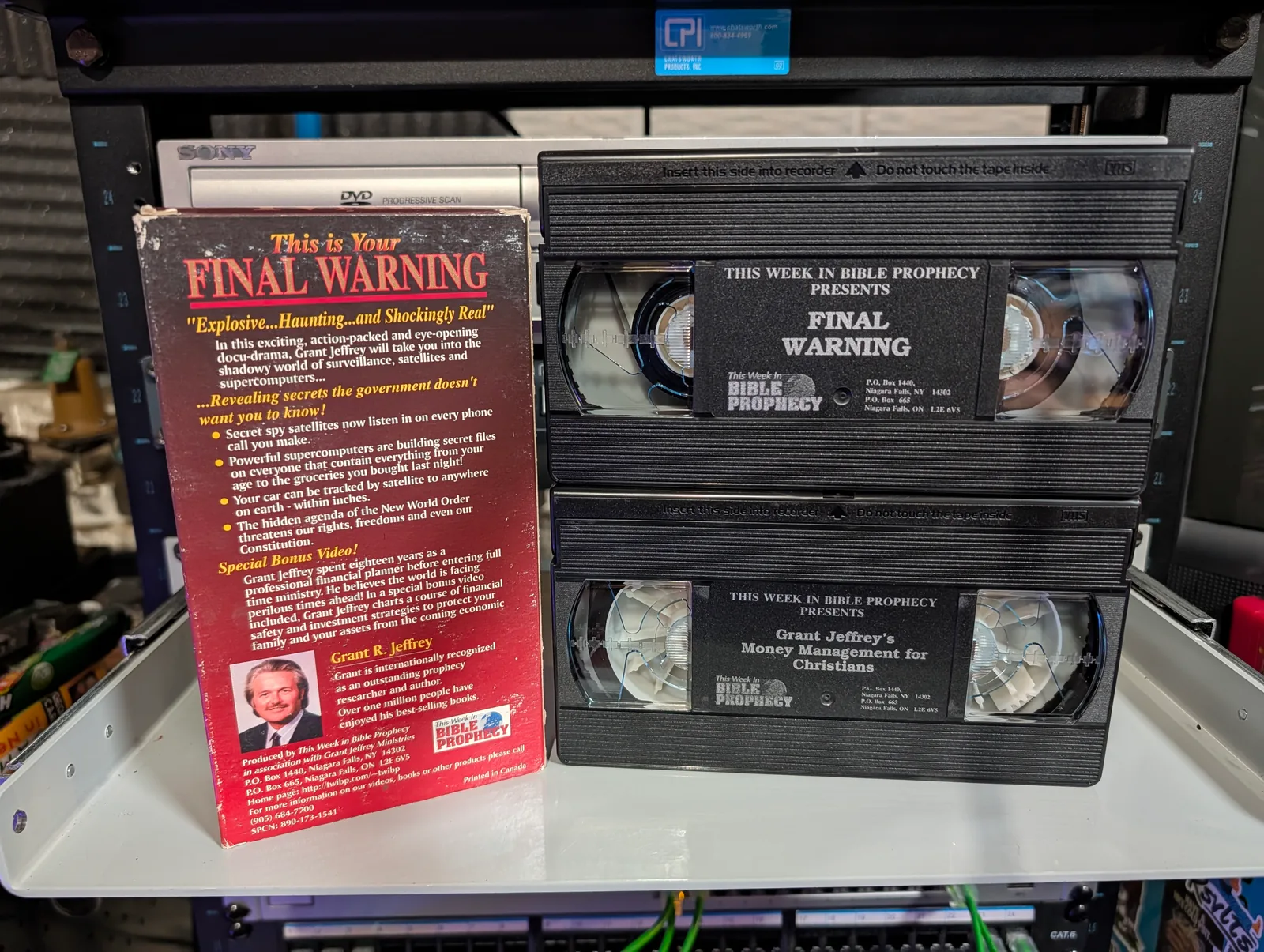 Final Warning / Money Management for Christians: Grant R. Jeffrey: tape photo 2